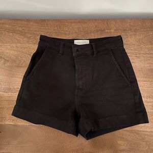 Everlane Classic Black Women's Shorts